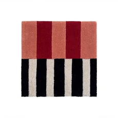 수제 다채로운 터프팅 시트 그리드 블록 쿠션 부드러운 사각형 의자 소파 패드 걸이식 벽 장식 태피스트리, 01 B