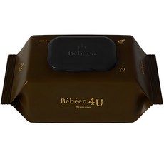 베베앙 포유 프리미엄 물티슈 캡형, 75g, 70개입, 3개