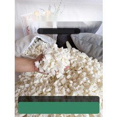 [구름같은 포근함] 천연 분쇄라텍스 DIY 쿠션 베개 충전재, 1. 천연 라텍스 조각 1근