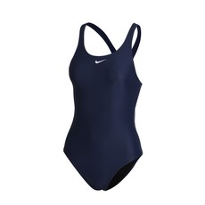 나이키 스윔 솔리드 패스트백 여성 원피스 실내 수영복 하이컷 NESS8370-440