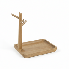 현관 차키 열쇠 걸이 트레이 아카시아나무 유럽풍 오브제, 아카시아나무무늬