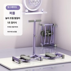 퀴브 스키머신 크로스핏 유산소 밸런스 전신 보드, 플래그십 퍼플 1 단계 3 단계 조절