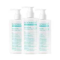 순녹 센시티브 순한 클렌징밀크, 3개, 200ml