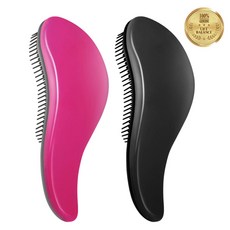 비비드탱글브러쉬 엉킴없는 브러쉬 탱글브러쉬, 1개, 블랙