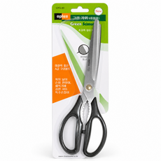 oplus 4500 그린가위 (양손용) 대 CKS-30 사무용 주방가위 식당 업소, 1개, 검정