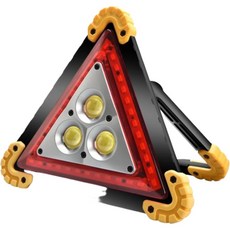 PiBingo Lighting LED三角警示燈 車用故障安全照明燈 IP65防水 可為手機充電, 1個