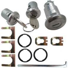 도어 트렁크 잠금 키 실린더 세트 포함 608307605533 쉐보레 카마로 Z28 쿠페 2도어 5.0L 305Cu. In. V8 가솔린 OHV 자연흡기 1982년 1983년, 도어 트렁크 잠금 키 실린더 세트 포함 60830760