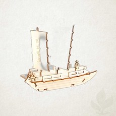 라파엘호 영공방 영플래닛 CM252 범선 프라모델 배 만들기 조립 세트 1개