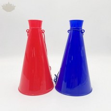 응원 행사 체육대회 운동회 학교 축제 야외 활동 목소리 확성 도구 원뿔 깔때기, 1개, 상세페이지 참조, 레드