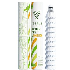 깃털 배드민턴 셔틀콕 초급자용 선수용, 61A 초급자용, 1개, 12개입 61A 초급자용, 1개, 12개입
