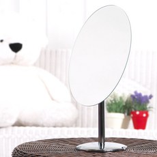 타원형 미용 거울, 크롬도금