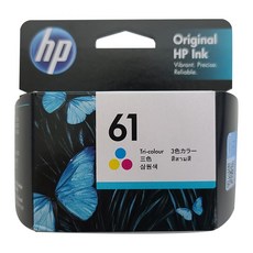 IN HP정품잉크/HP61/CH561WA/1000-J110A/1000-J110C, HP NO.61, HP61 CH562WA 3색, 1개