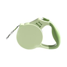 DFMEI 手持式寵物牽引繩中小型犬自動伸縮遛狗繩外出防爆衝3/5M牽狗繩, 1個, 綠色