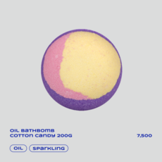 [오일 입욕제] 코튼캔디, 1개, 200g