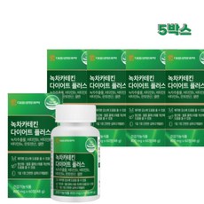 녹차카테킨 다이어트 플러스 800mg, 60회분, 5개