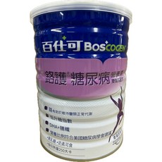 BOSCOGEN 百仕可 鉻護糖尿病營養素雙蛋白配方 均衡營養 易消化吸收, 1個, 800ml