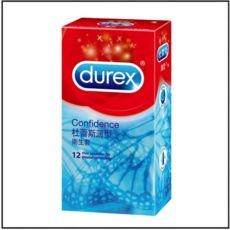 Durex 杜蕾斯 Confidence 杜蕾斯薄型衛生套 提升敏感度, 1個, 12片
