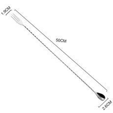 긴포크 롱 포크 롱티 30cm 50cm 재밌는식기 행사 캠핑용 마술도구 게임 디저트 까페 카페, I. 원색  50cm, 1개