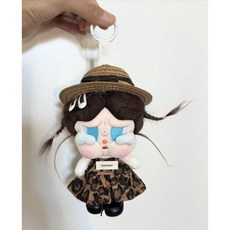 팝마트 크라이베이비 휴가 일기 시리즈 2피스 컬렉션 인형옷 인형제외, 레오파드 스커트+모자 세트-인형 제외, 1세대와 2세대는 보편적입니다