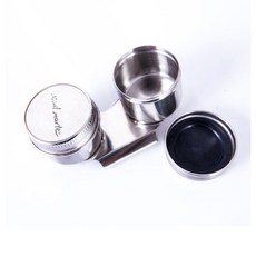 蒙瑪特 油壺 油畫不鏽鋼油壺 3.6x3cm 防滲漏油壺 油畫油壺 美術用品, 1個, 不鏽鋼油壺