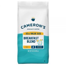 카메론 로스트 원두 브렉퍼스트 블렌드 홀빈 커피 907g, 카메론 로스트 원두 브렉퍼스트 블렌드 홀빈 커피 907, 1개