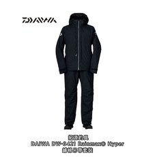 DAIWA DW-3421 Rainmax Hyper 鋪棉 吊帶 防寒 套裝, 黑色,L, 1個