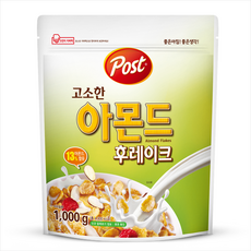 포스트 고소한 아몬드 후레이크 시리얼, 1kg, 1개
