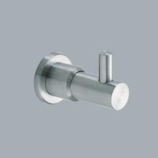 簡約不鏽鋼壁掛掛鉤，多用途牆面收納掛勾，堅固耐用，輕鬆安裝, HCG和成 居家系列-BA5681  單掛衣鉤, 1個