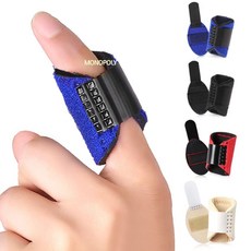 중지 보호 마디 부목 검지 지지대 손가락 약지 고정기 엄지, 블랙, 1개