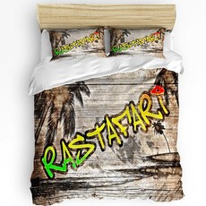 향수 아프리카 침대고정 이불 커버 침대 침구 세트 더블 베개 커버 침실 세트 시트 없음