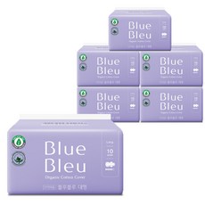 블루블루 유기농 생리대 대형5팩, 대형, 10개입, 5개
