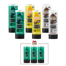 [국내배송]오리지널소스(민트 티트리 2 + 레몬 티트리 2 + 코코넛 시어버터 2) 여행용 3개증정, 1세트