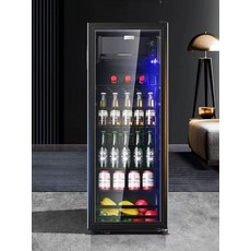 가정용 술냉장고 쇼케이스 주류 음료수냉장고 음료수 158L, 138L 냉장 + 약냉동 LED, 기본 색상