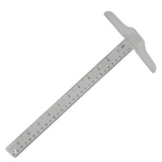 도면 눈금자 수평 티스퀘어 단품 30cm 32x15 투명 측정자 건축설계 플라스틱재질, 1개