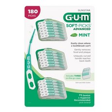 (미국코스코)GUM Soft Picks Advanced/ GUM 소프트픽 어드밴스드 치간칫솔 180개입, 180개, 1세트