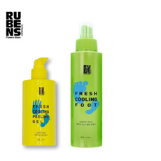 루벤스 프레쉬 쿨링 풋스프레이 필링젤 (1+1), 150ml, 2개