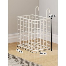 賣場新品雨傘收納架鐵藝收納桶雨傘架傘架收納傘桶置物架雨傘桶收納筒門口雨傘放置桶酒店雨傘收納架, 1個, 白色小雨傘桶