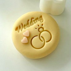 쿠굽남 결혼 화과자 도장 떡도장 떡도구 상견례선물 wedding, 2. LOVE, 1개