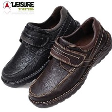 (레져타임) 천연가죽 남성케주얼화 로퍼 컴포트화 효도신발