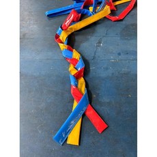 징검다리풍선 레크레이션 사다리 교구 4m 기둥 운동회, 10. 꼬임 꽈배기 30m