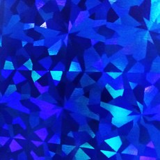 스탬핑 홀로그램 포일 A4, 1개, 20 Blue shatter