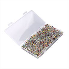 1000pcs 재봉 핀 직물을위한 스트레이트 핀 퀼팅 핀 (퀼팅 핀)은 1.5 인치 쥬얼리 DIY 장식 공예, 그림처럼