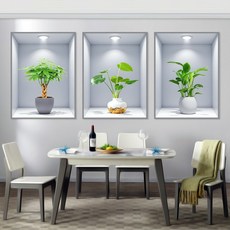 3D 입체 장식화 붙이는벽지 셀프도배지접착식 계단 복도 거실 식당 얼룩을 숨기다, 20*30(3장 세트), GA-9