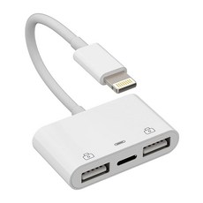 아이폰 OTg 어댑터 충전기 케이블 동글 라이트닝 2usb