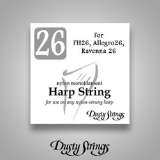 [Dusty Strings] 더스티 스트링스 26현전용 하프줄 낱선 [#1~#20], #2F 028, 1개