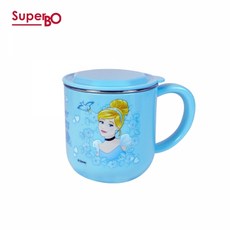 SuperBO 迪士尼 Disney 不鏽鋼水杯 可拆洗 附上蓋, 灰姑娘, 1個, 260ml