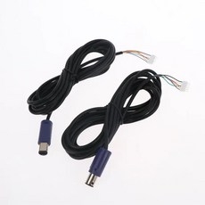 2개 게임큐브 연장 케이블 교체용 게임용 코드 NGC 게임패드 내구성 콘솔용 와이어, 2pcs, 1개