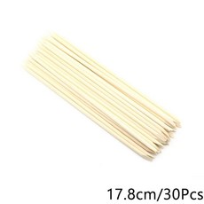 큐티클 푸셔 리무버 네일 아트 도구 오렌지 우드 스틱 모조 다이아몬드 피커 비드 매니큐어 페디큐어, 25 25, 1개