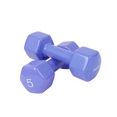 그니스토어 뷰티 육각덤벨 5kg x2개세트 블루베리 아령덤벨 바디빌딩