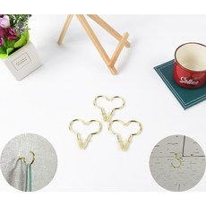 벽 천장 고정 나사타입 스크류 후크 고리10P, 본상품선택